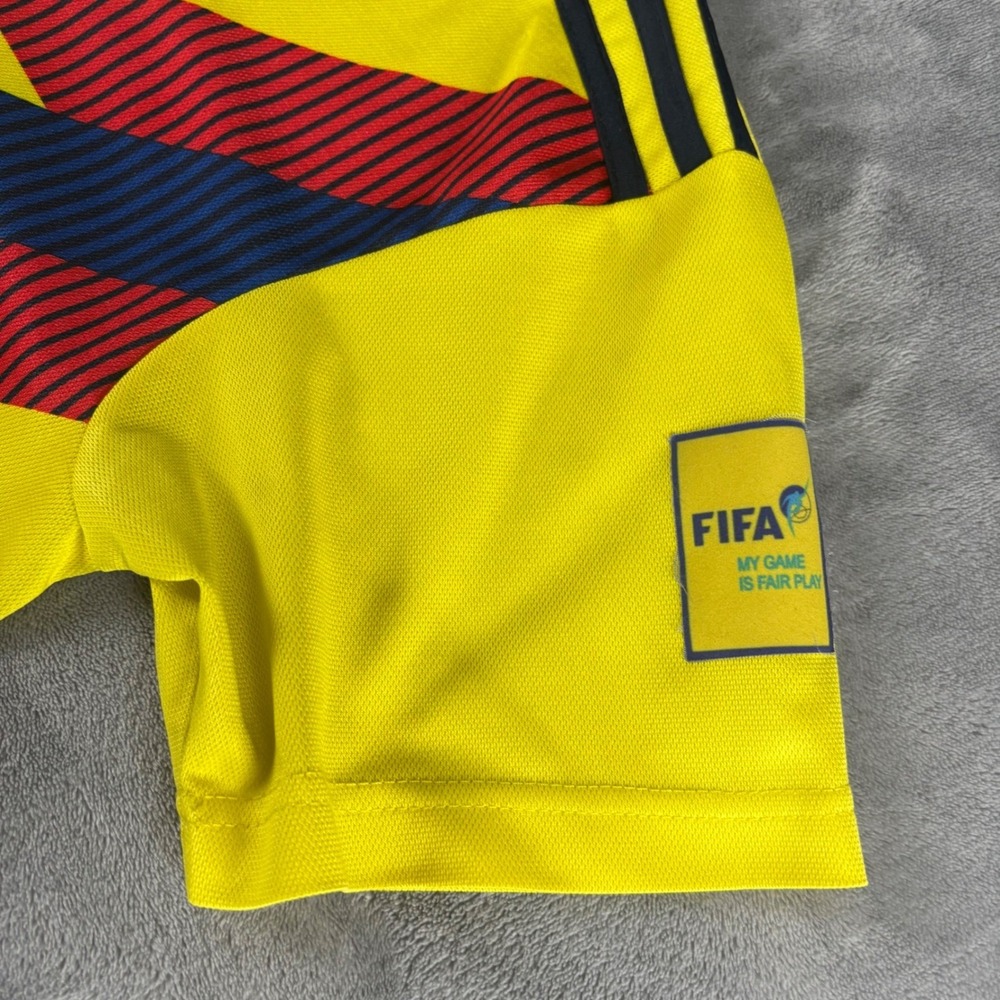 Adidas Colombia‎ National Soccer Team Jersey Mens XL ClimaLite 2018 World Cup - Picture 5 of 11